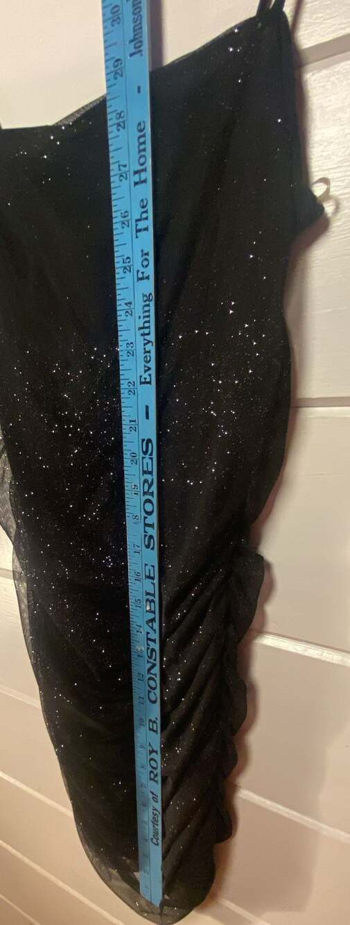 Shimmering,Windsor Ruched Mesh Mini Dress - Picture 5 of 9